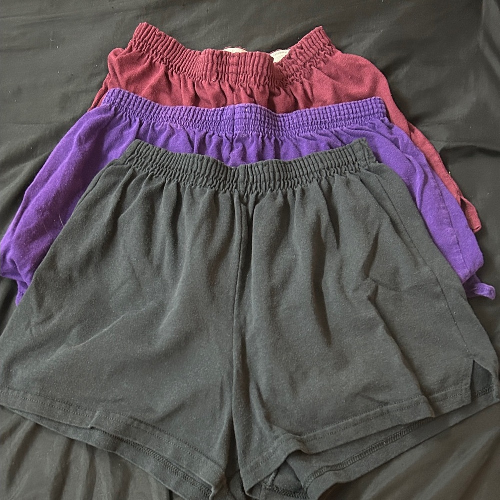 BCG Women's Athletic Shorts - Black, Purple, Burgundy